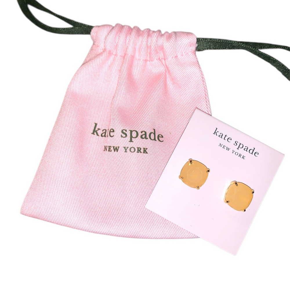 Kate Spade Gold-Tone Square Earrings